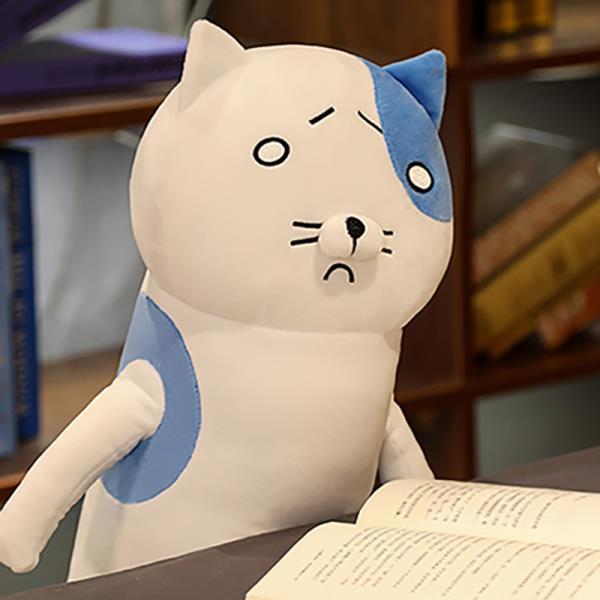小埋悲伤猫咪长条抱枕女生睡觉毛绒床上玩具等身玩偶布娃娃