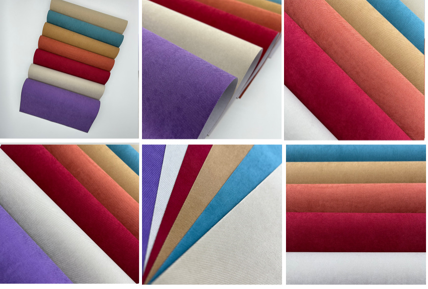 装帧布 绒面裱纸布 封面书 礼盒外包布 相框布现货供应