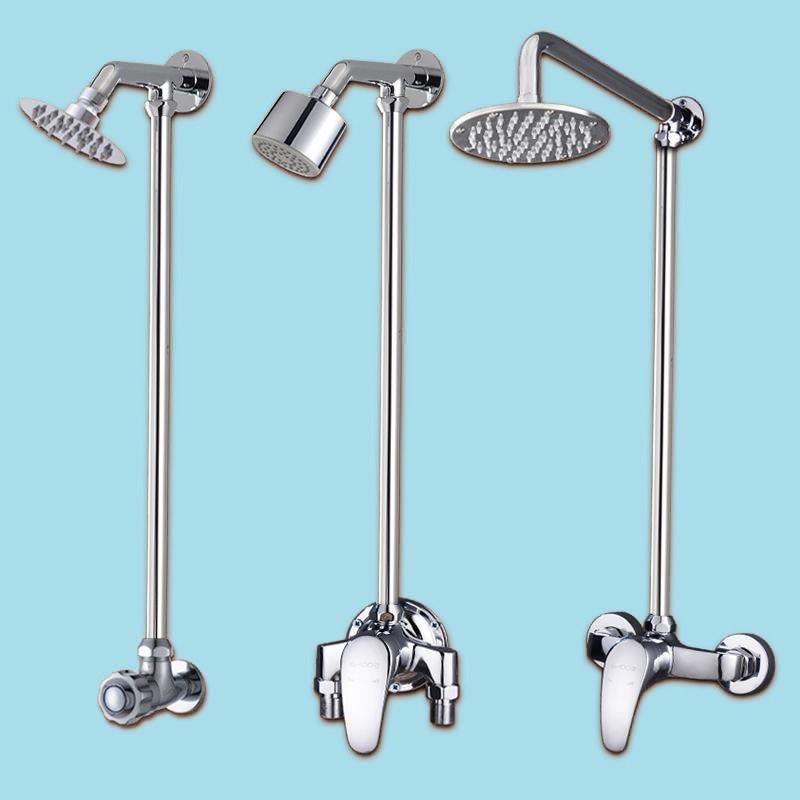 公共浴室花洒澡堂淋浴套装浴场学校浴池工程简易单水明装冷热龙头