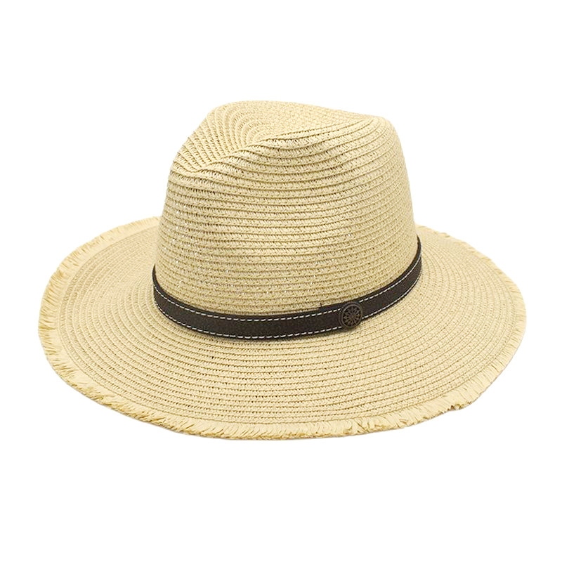 Women's Japanese and Korean Students Straw Sun Hat Amazon Men's Summer Outdoor Sun-Proof Straw Hat All-Matching Sun Hat Wholesale Tide