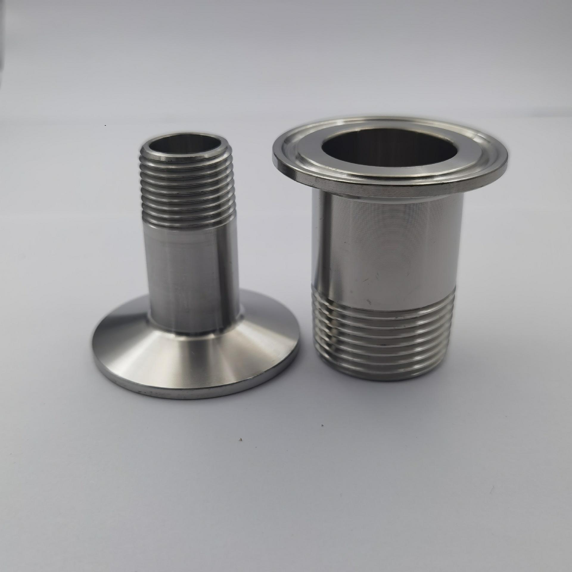 304不锈钢快装外丝卫生级快装外牙螺纹卡箍丝扣接头