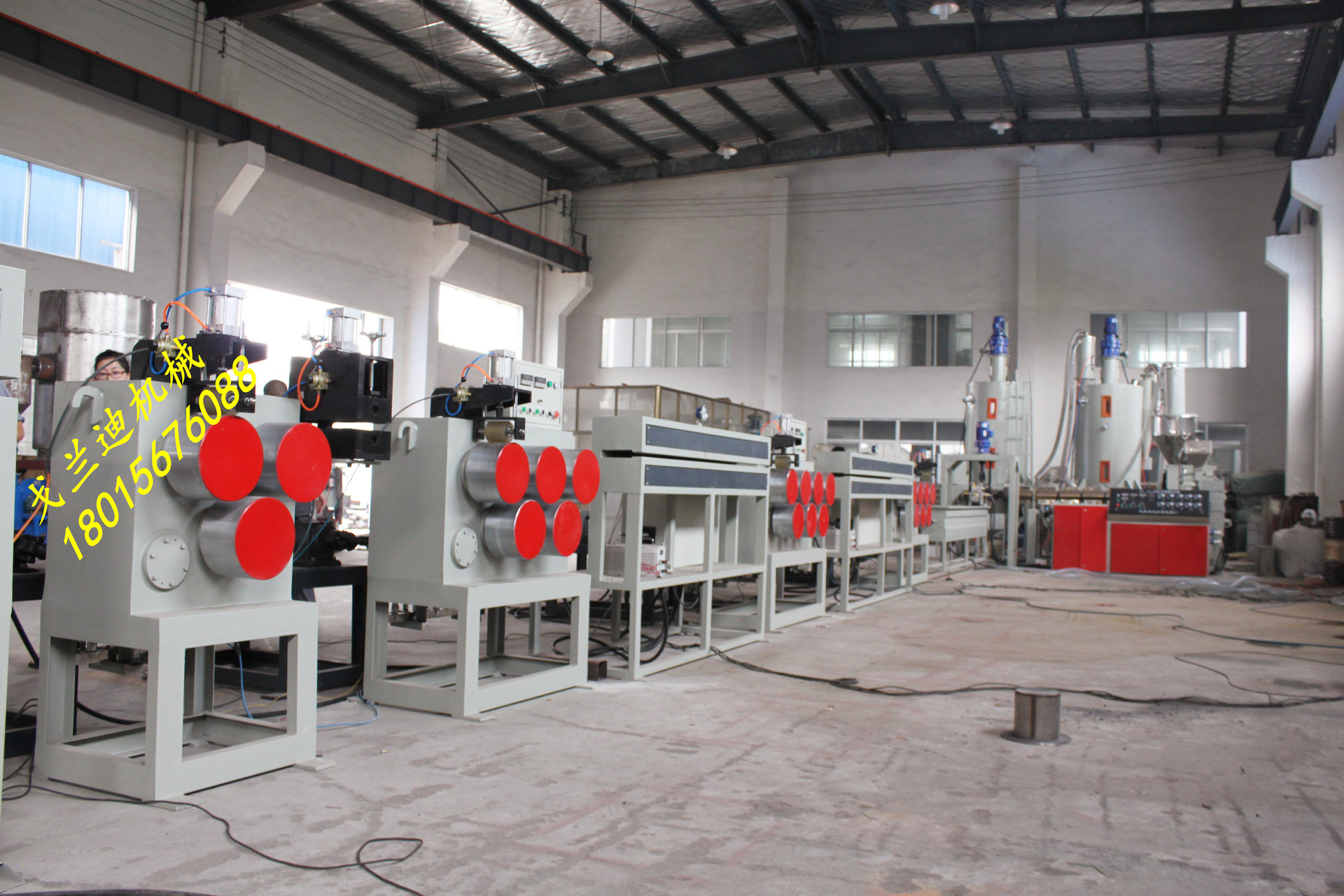 戈兰迪机械源头厂家1出2pet塑钢打包带设备