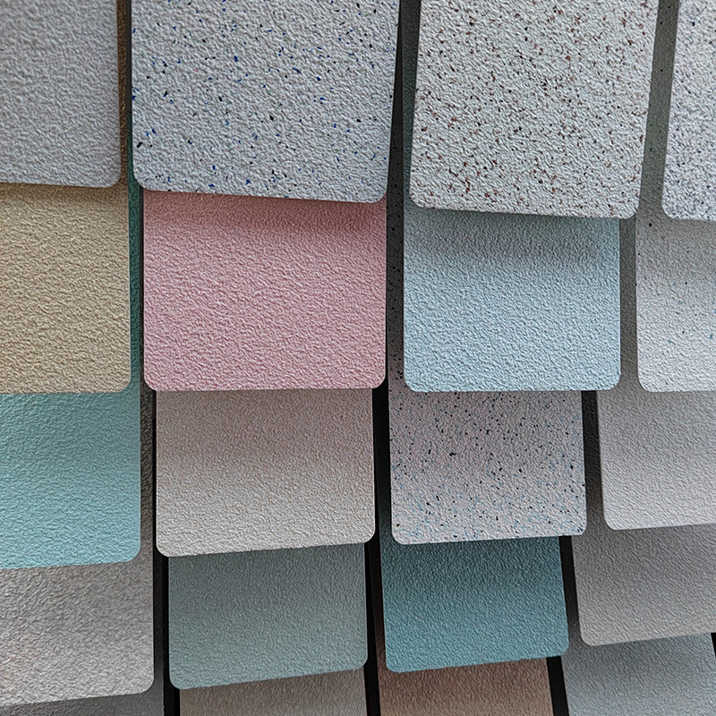 贝壳彩片批发质感漆艺术漆彩片有色卡目数齐全贝壳粉内墙喷涂彩片