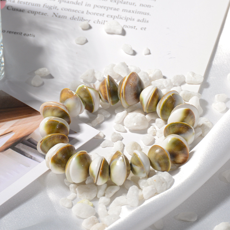 天然太阳贝手链 贝壳海螺手链 地摊货源批发-阿里巴巴