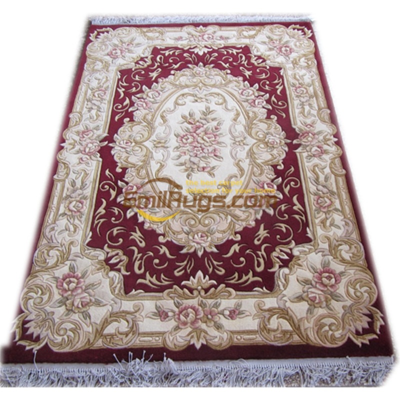 欧式编织地毯美国羊毛地毯法式地毯英式雕花地毯3x5及以下小尺寸2