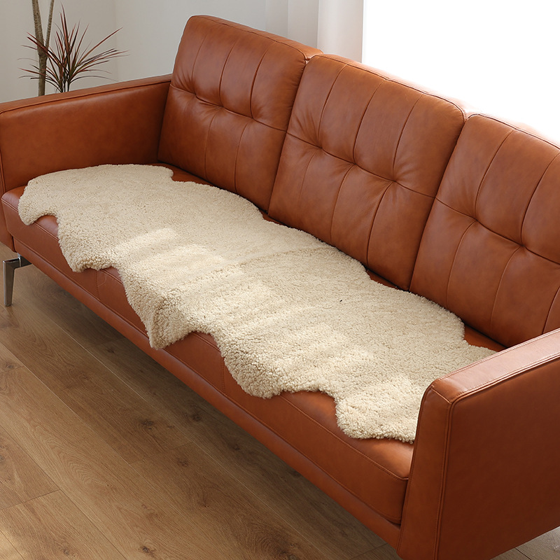 批发卷毛羊毛沙发垫飘窗垫羊毛地毯客厅卧室羊毛坐垫短卷毛羊剪绒