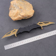 游戏周边蝙蝠小刀美式创意不锈钢折叠刀户外ABS柄小折刀厂家批发
