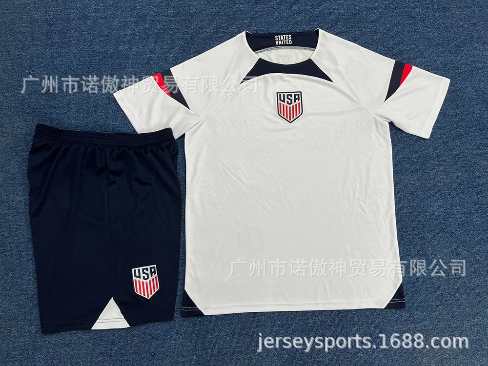 工厂批发22-23world cup 球衣usa足球服国家队football jersey