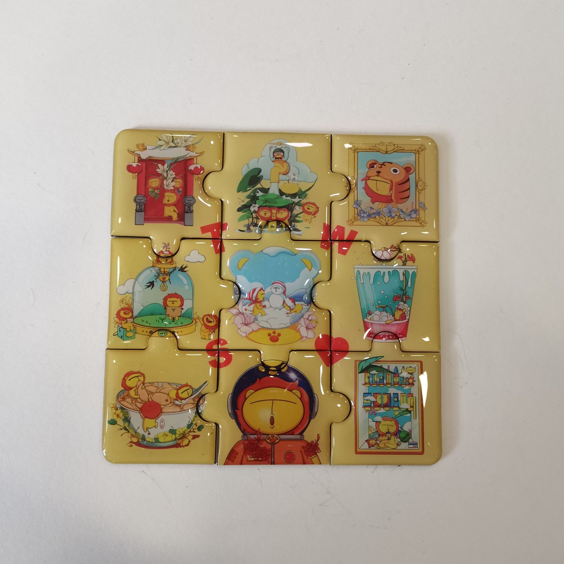 创意卡通软磁冰箱贴定制水晶滴胶pvc冰箱磁力贴拼图树脂磁性贴