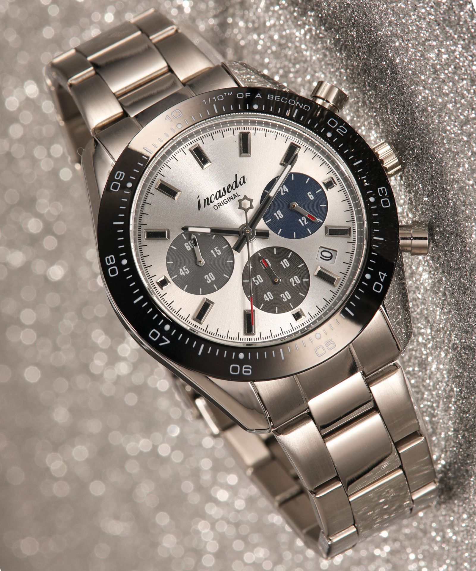 2022英凯时达(incaseda)新款正品时尚商务运动多功能石英手表
