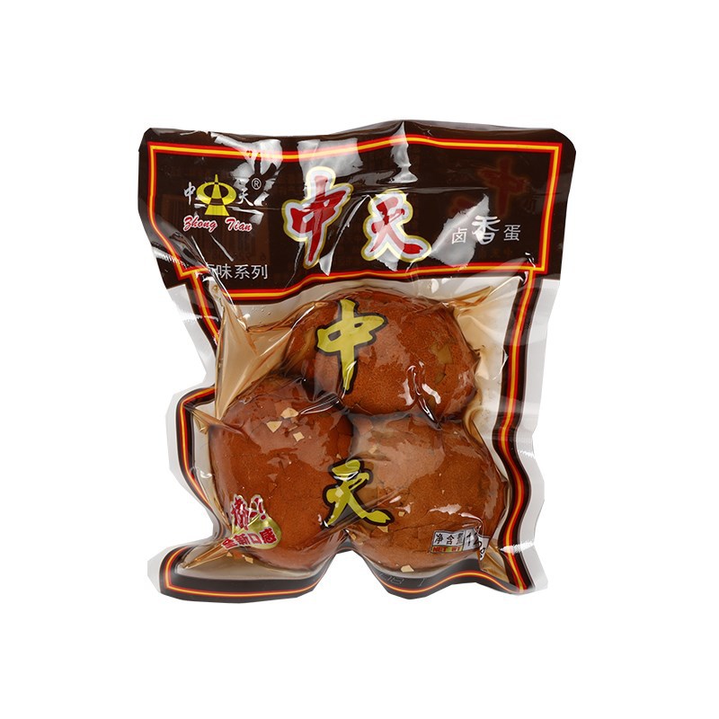 中天卤蛋120g//袋【带壳三粒蛋】乡吧佬风味五香卤鸡蛋茶叶蛋卤蛋