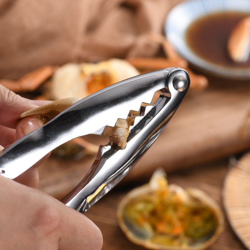 批发吃螃蟹工具蟹钳夹螃蟹夹子吃海鲜家用蟹八件拆大闸蟹剥蟹专用