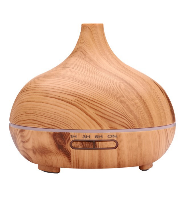 Wood Grain Aroma Diffuser Cross-Border Household Heavy Fog Aromatherapy Humidifier Bedroom Air Purifier Aroma Diffuser