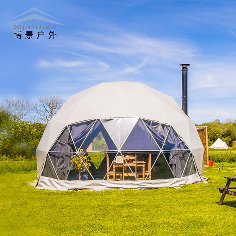 户外露营星空帐篷 酒店民宿球形帐篷星空房 创意轻奢网红透明帐篷