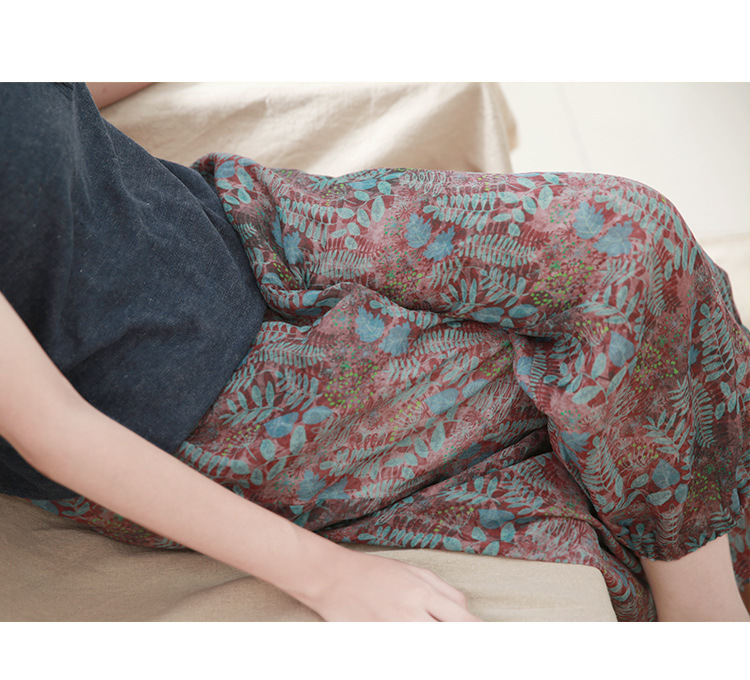 春夏季新款天丝亚麻清凉透气女v领文艺宽松短袖t恤针织衫详情21