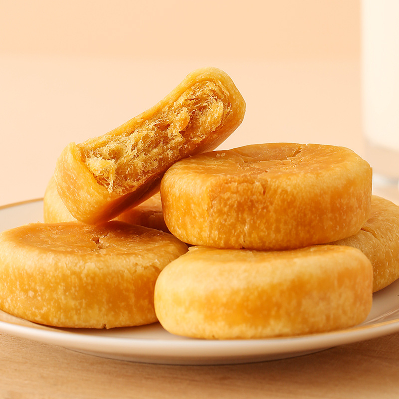 肉松饼2500g整箱批发 传统小吃糕点袋装即食酥饼办公室下午茶点心