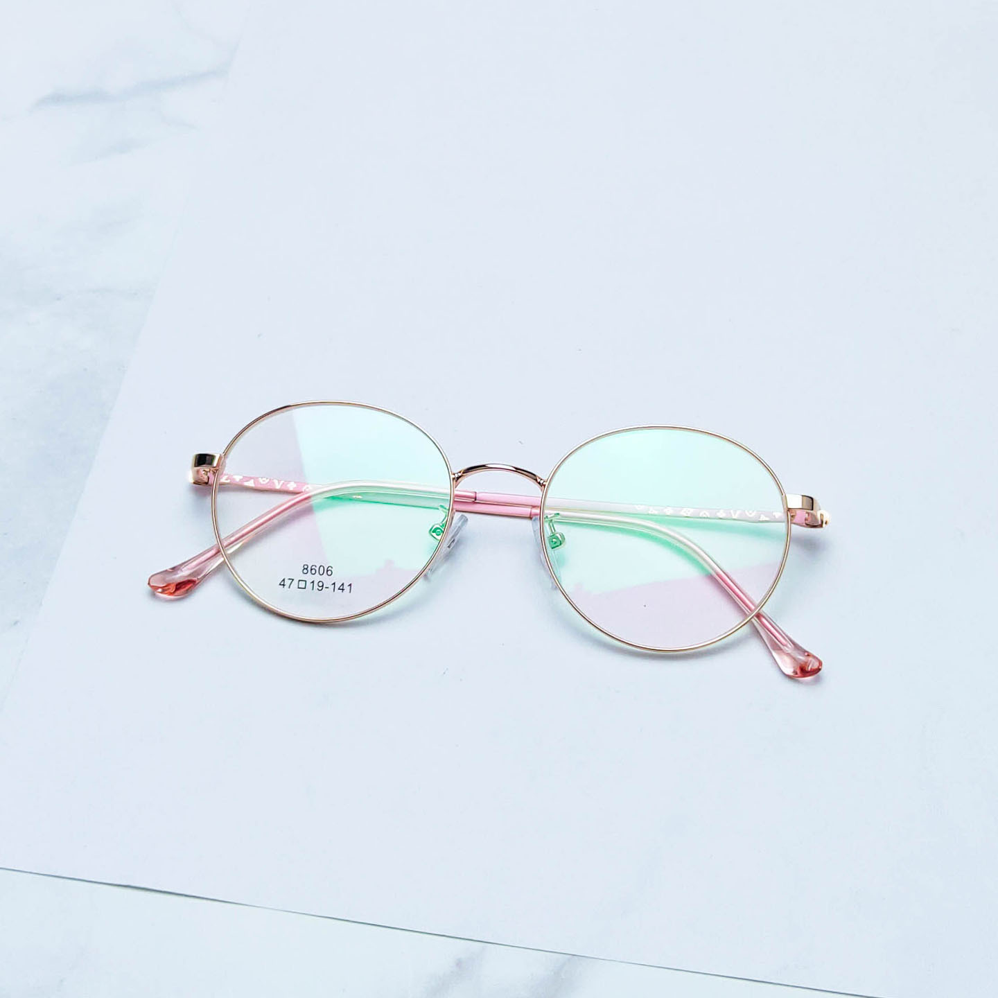 金属新款眼镜框批发 椭圆小框复古眼镜架 平光近视镜商务男女