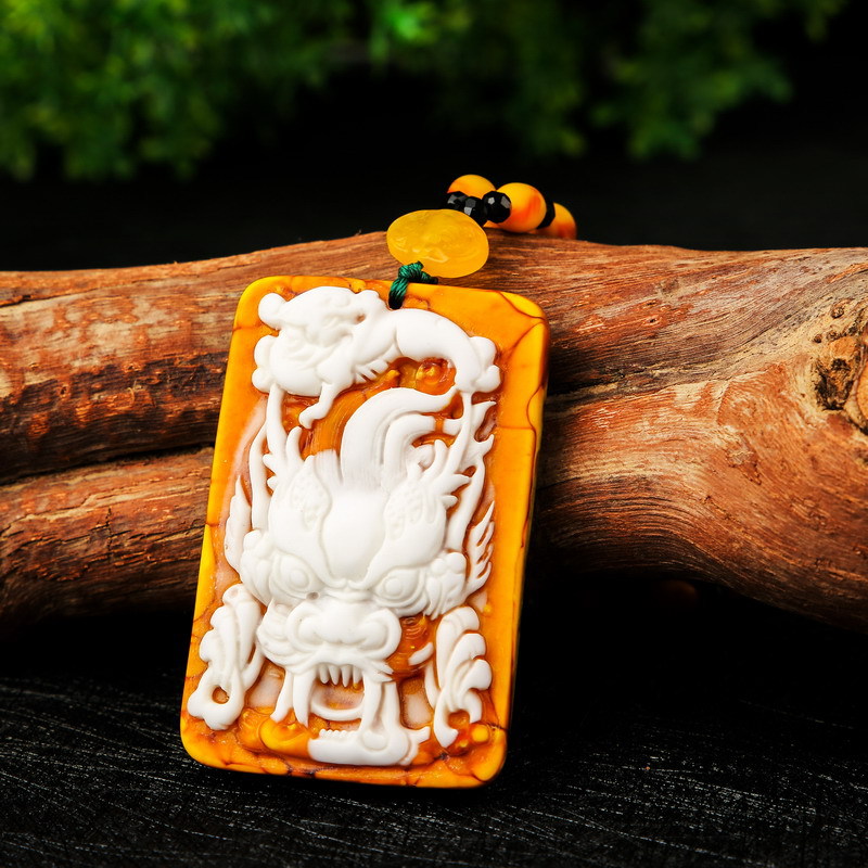 新款仿龙涎香龙牌毛衣链自然留香招财貔貅吊坠直播一件代发饰品