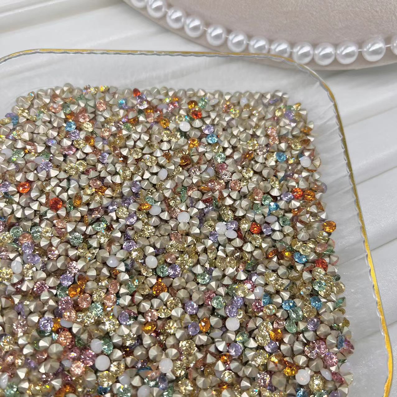 5mm Shiyue Surface 33 Cut Surface Nail Beauty Rhinestone Ornaments Shoes Clothing Coat and Cap Bag Jewelry Accessories