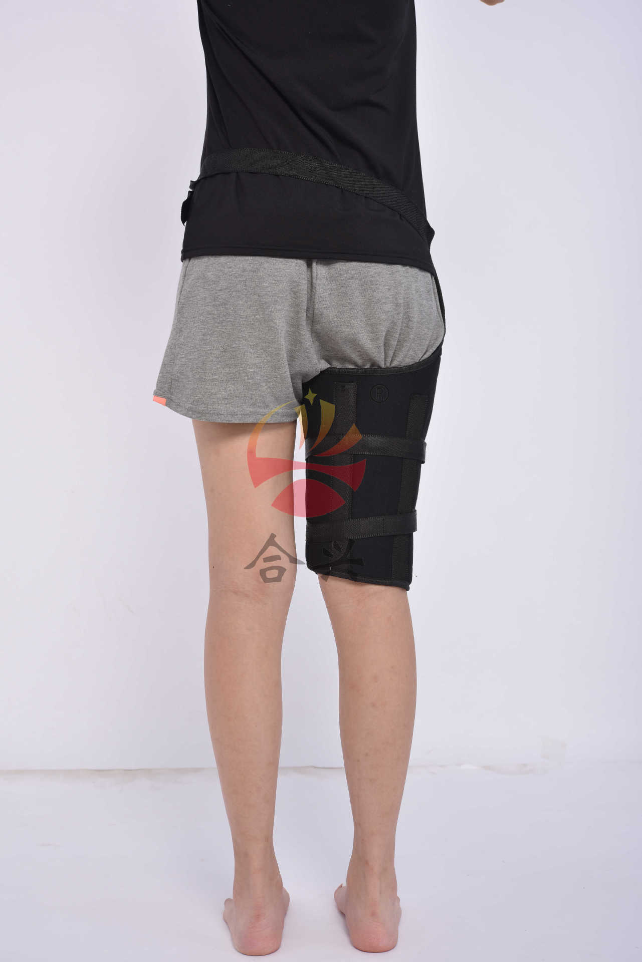 股骨大腿固定带 大腿骨折术后固定支具 大腿髋关节固定带