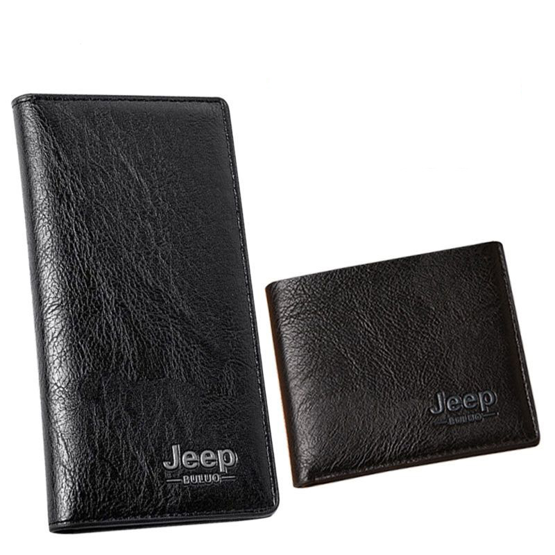 High Quality and Good Quality Foreign Trade European and American Wallet Business Man's Wallet Card Holder Integrated Simple Thin Wallet Coin Purse