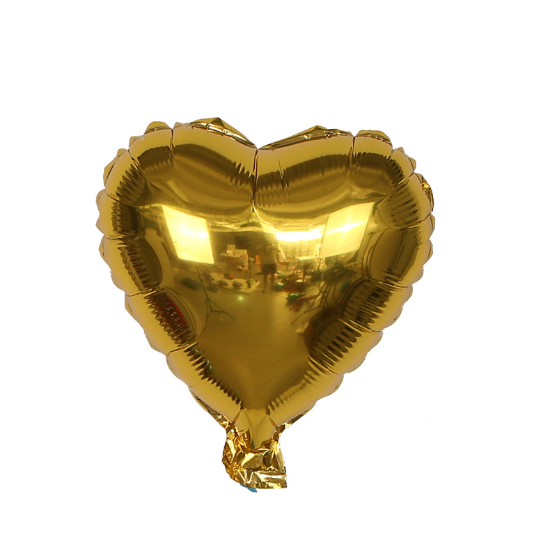 Heart-Shaped Aluminum Foil Balloon Love Aluminum Film Balloon Birthday Party Wedding Room Decoration Wedding Supplies Advertising Balloon Printing