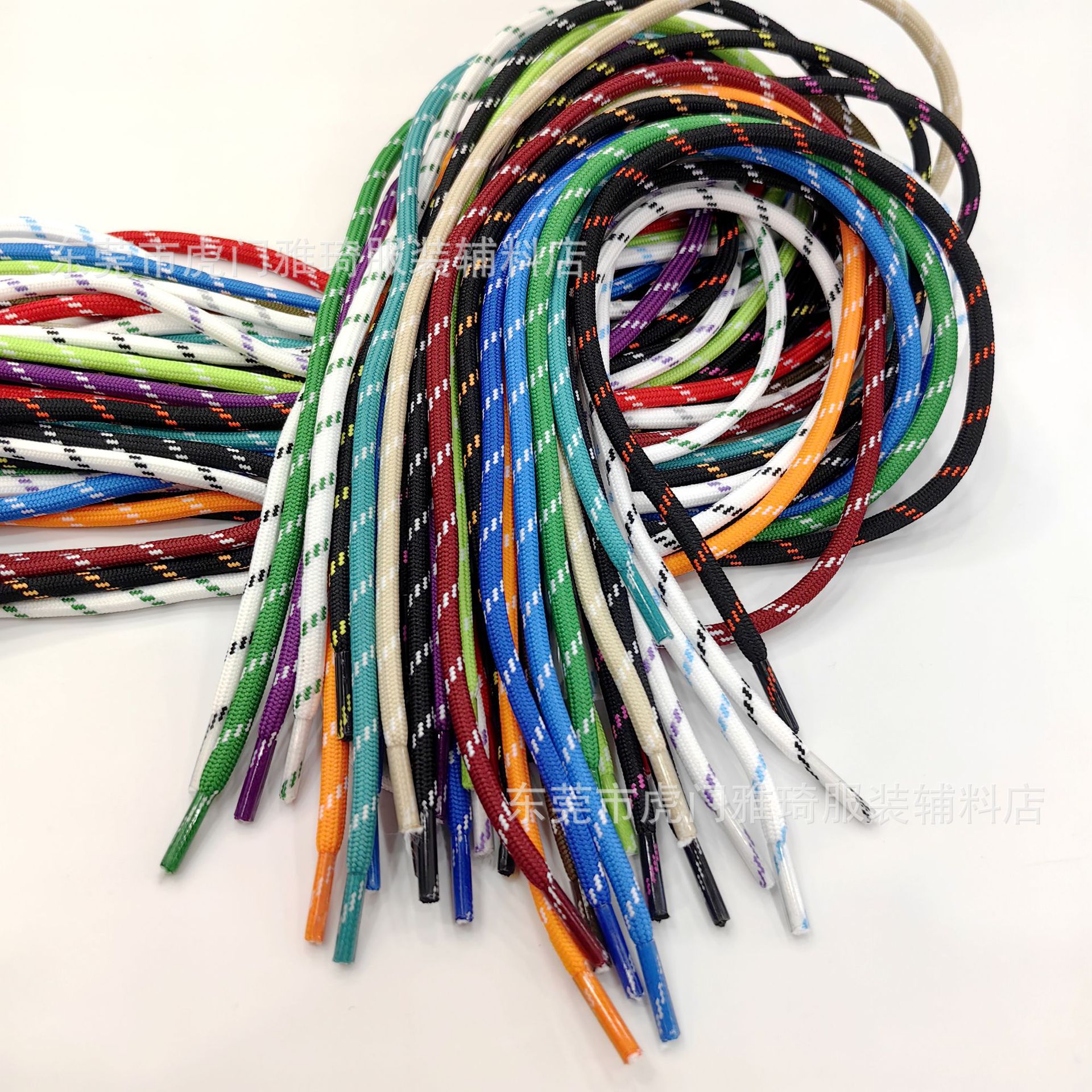 miumiu同款5mm涤纶跳点圆绳手机钥匙扣球包挂件绳DIY手工编织挂绳