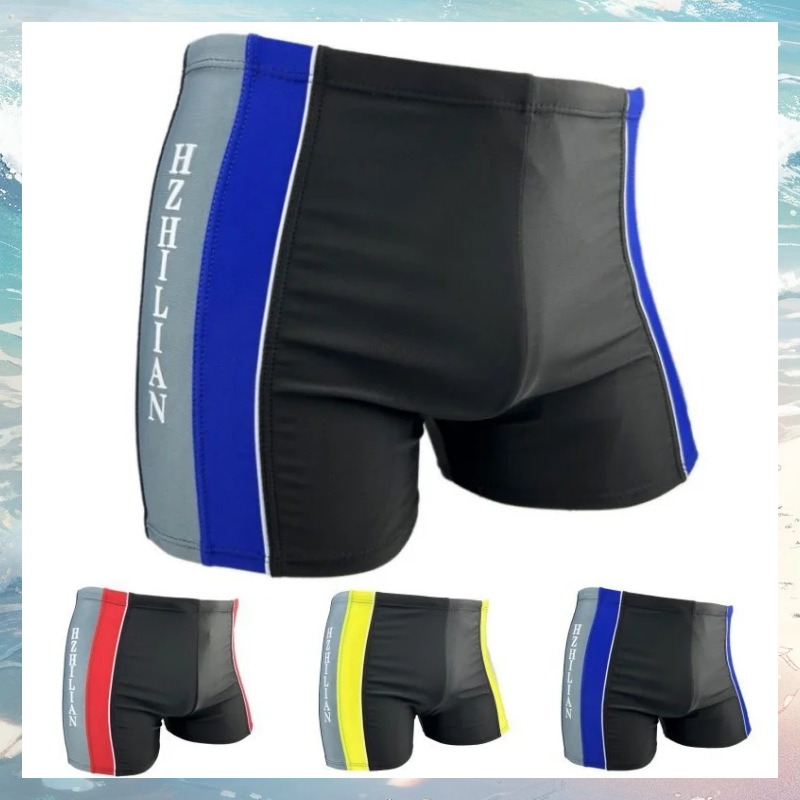 包邮锦纶面料男士泳衣新款成人沙滩男士游泳裤男款温泉泳裤批发