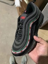 Air max 97 black white mens Sneakers sepatu olahraga子弹鞋