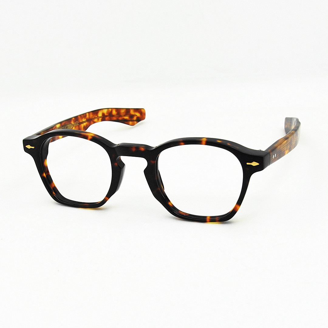 新款板材加厚眼镜框架大码方型 日本设计师jmm同款男女凹凸眼镜潮