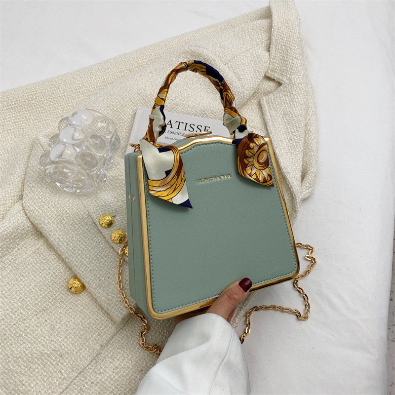 2023 Summer New Box Bag Special-Interest Design Korean Style Crossbody Fashion High Quality Crossbody Bag Popular All-Matching Women's Bag