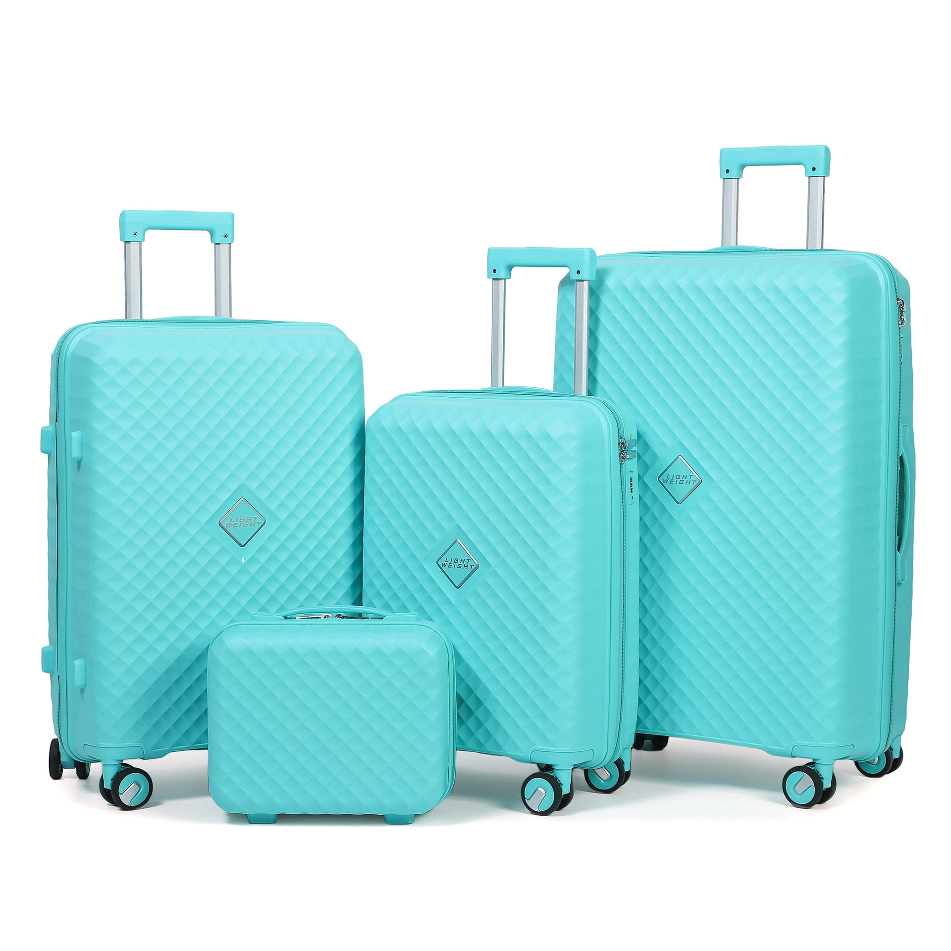 Pp Luggage Factory Travel Box Bag Customized Logo Suitcase