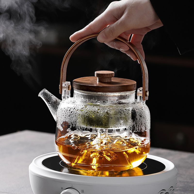 蒸汽煮茶器茶具套装组合玻璃煮茶壶全自动煮茶炉烧水壶电陶炉家用