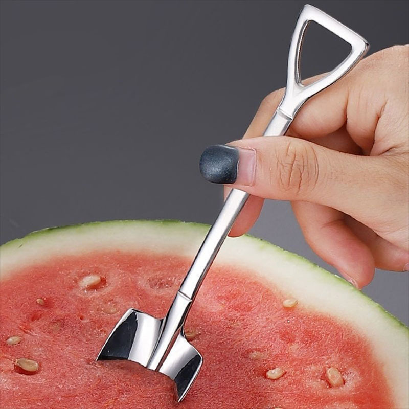 Watermelon Spoon Shovel Spoon Creative Cute Small Spoon Household Eating Watermelon Shovel Dessert Internet Sensation Spoon Wholesale