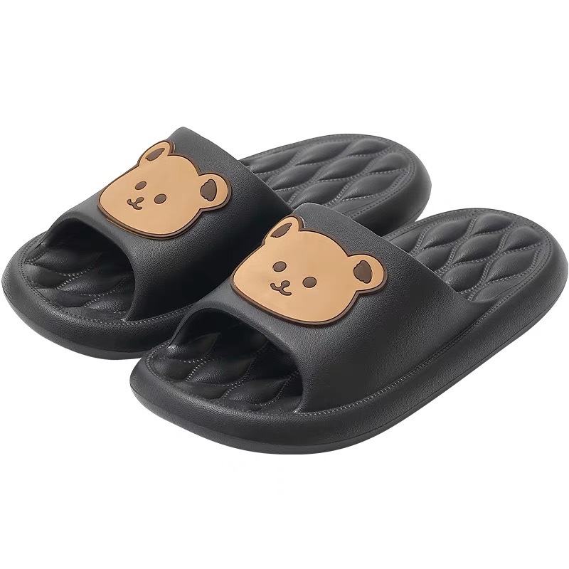 Women's Outdoor Slippers Summer New Comfort Indoor Home Bathroom Non-Slip Couple Cute Slippers Summer