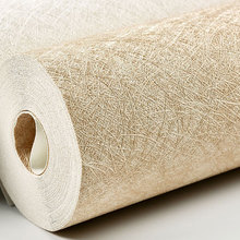 简约素色自粘墙纸卧室客厅餐厅酒店工程电视背景壁纸墙蚕丝纹墙贴