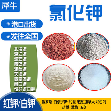 肥料氯化钾港口出货发全国 农业级氯化钾红色颗粒白色颗粒氯化钾