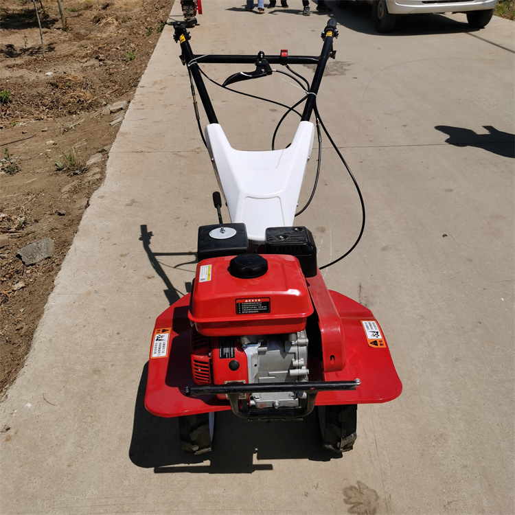 家用手扶式小型旋耕机 两驱自走汽油农田耕地机 柴油果园耕地机