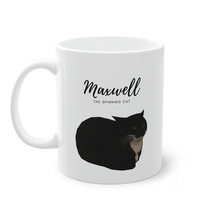 Maxwell the spinning cat旋转猫咪陶瓷咖啡马克杯子茶水杯新款