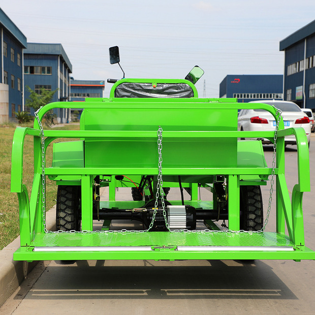 链条车用于小区村庄装卸垃圾桶,操作简单,安全系数高