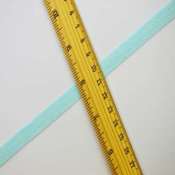 东莞现货环 保染色10mm3分1cm浅蓝色棉人字带1c16