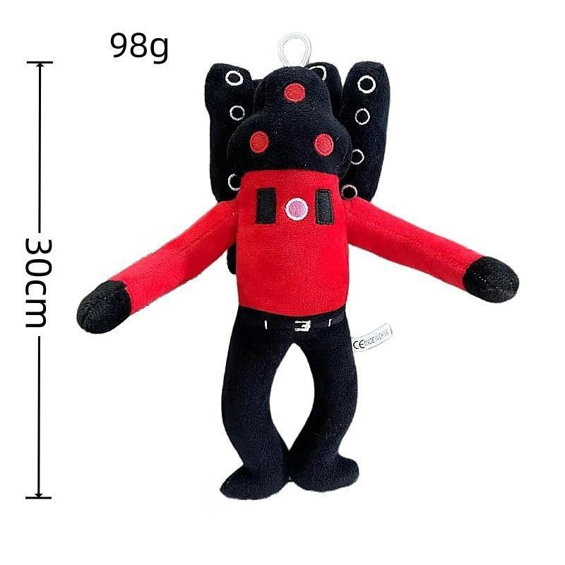 Cross-Border New Product Best-Selling Skibidi Toilet Plush Toilet Man Spoof Plush Toy Doll Doll