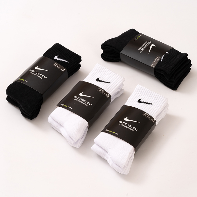 nike耐克袜子男女通用长筒袜纯棉加厚毛巾袜篮球袜运动休闲袜批发