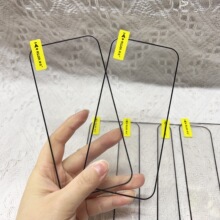 库佳三强全屏钢化膜适用苹果16Promax华为A11荣耀X10手机膜裸片