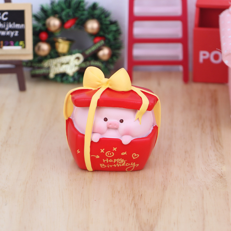 Pig You Happy Duck Blind Box Trendy Cute Boutique Desktop Internet Celebrity Garage Kits Ornaments Doll Birthday Gift Gift Gift Gift