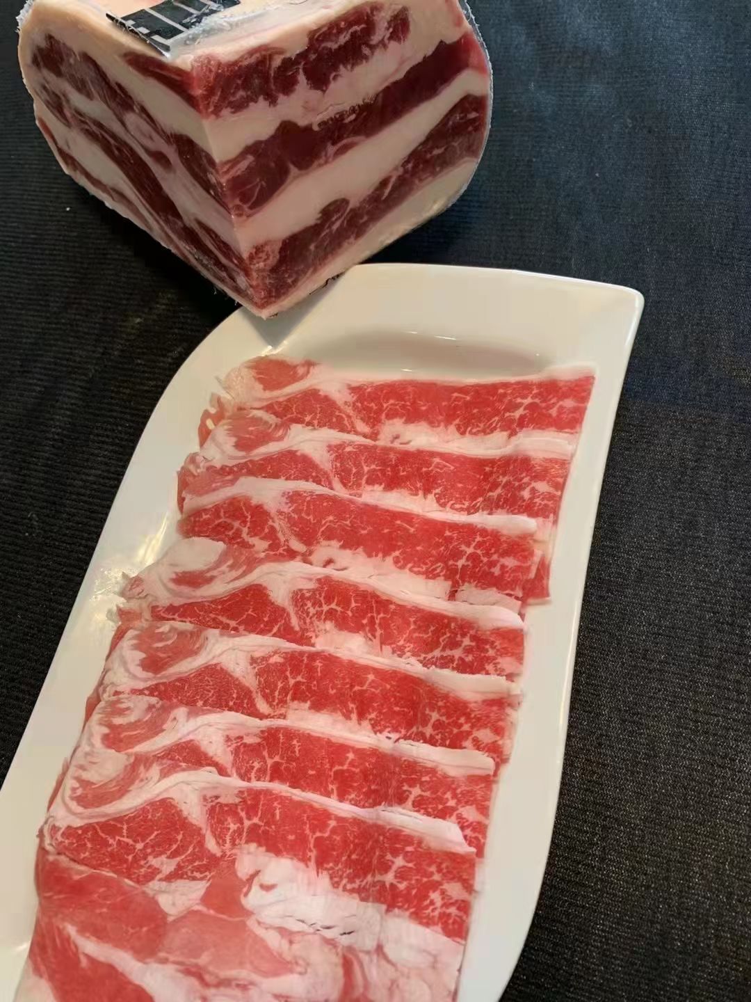 国产安格斯美式肥牛 原切肥牛美式肥牛 火锅肥牛涮肥牛卷 口感好