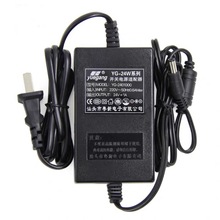 粤港厂家直销24W24V1A开关电源适配器24v1000mA双线带电源指示灯