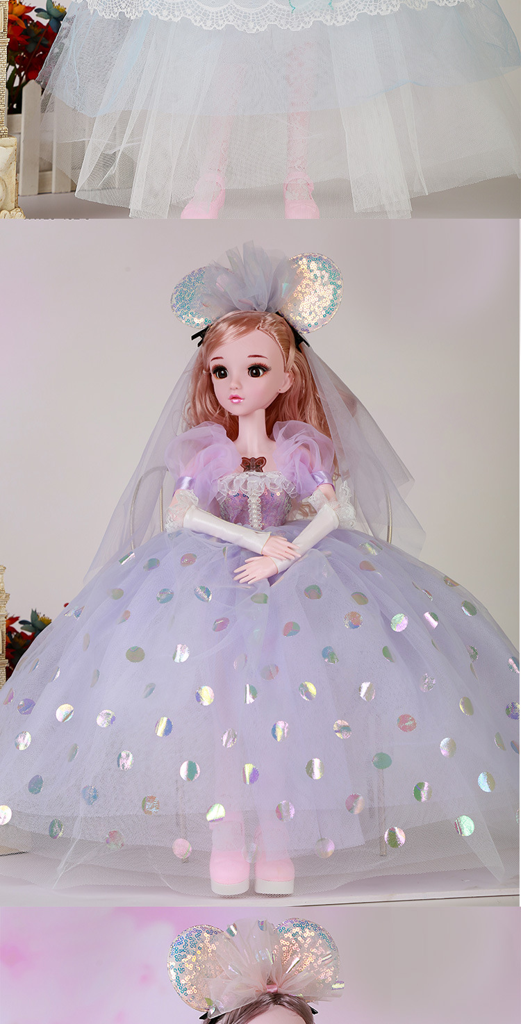缪莉芭比娃娃60厘米梦幻公主音乐眨眼洋娃娃精致女孩玩具生日礼物