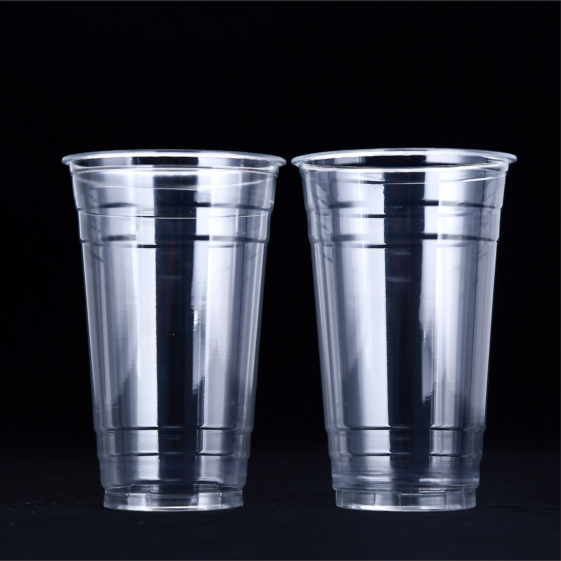 冷饮杯pet98口径24oz咖啡外卖塑料杯约700ml一次性奶茶柠檬茶杯子