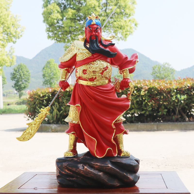 菩萨(关公)是否进口否尺寸绿袍九龙关公-65厘米高,横刀红袍-88厘米高